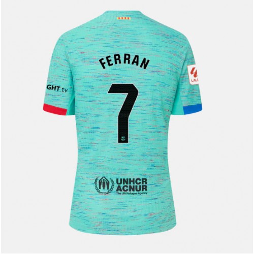 Dámy Fotbalový dres Barcelona Ferran Torres #7 2023-24 Třetí Krátký Rukáv